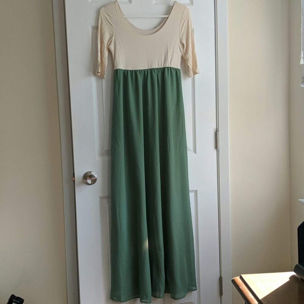 Pinkblush maternity maxi dress